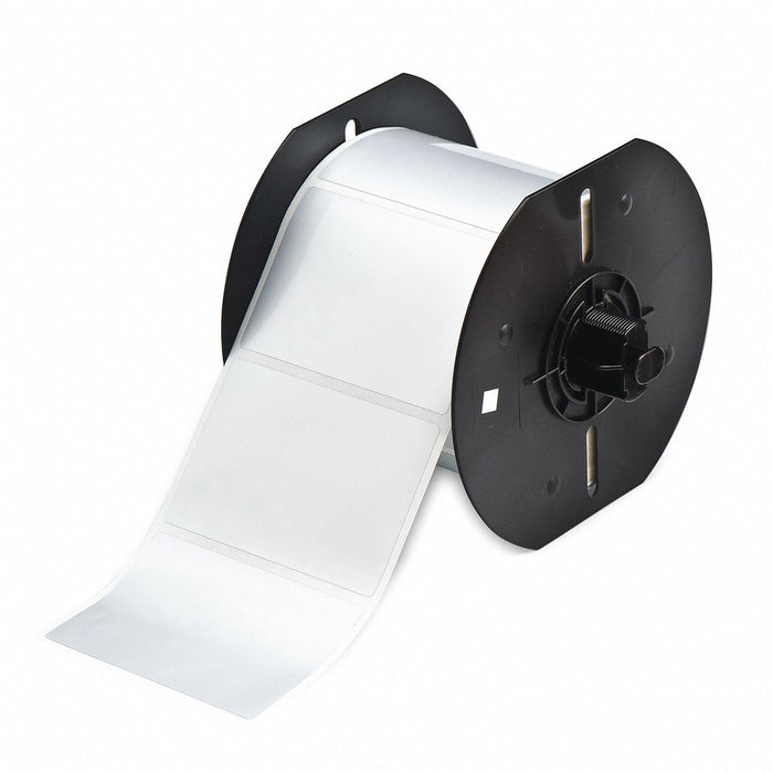 Pre-Cut Label Stock Roll Silver Gloss
