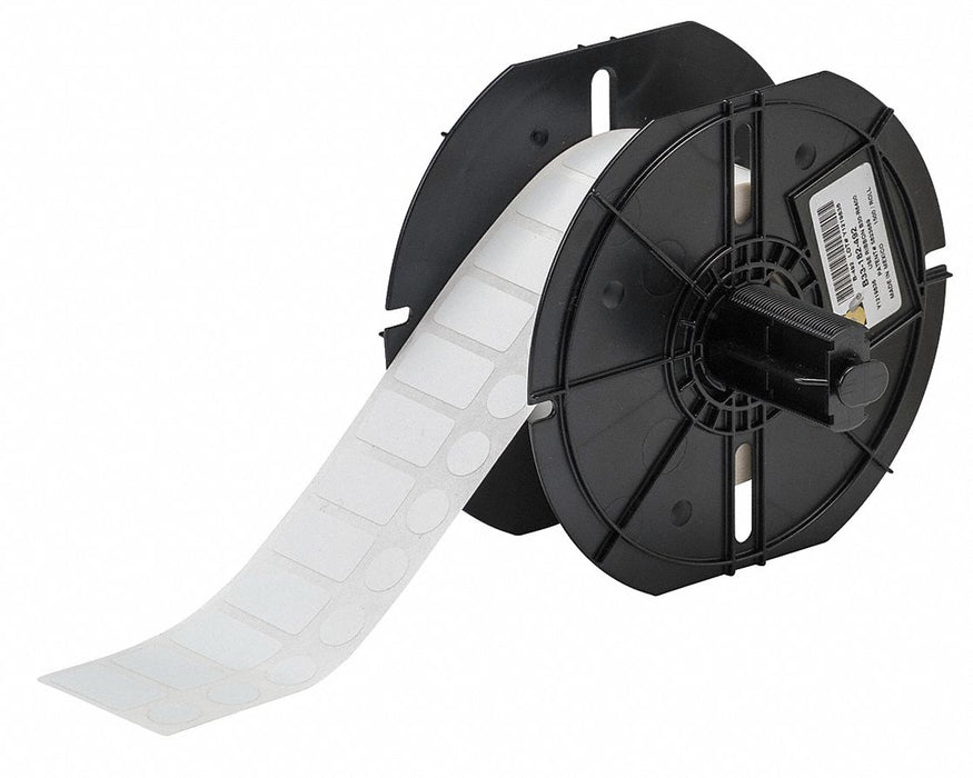 Pre-Cut Label Stock Roll White Matte