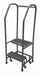 Rolling Ladder Steel 50In. H. Gray