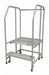 Rolling Ladder Steel Gray