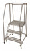 Rolling Ladder Steel 60In. H. Gray