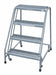Rolling Ladder Steel 40In. H. Gray