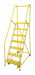 Rolling Ladder Steel 100In. H. Yellow