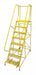 Rolling Ladder Steel 110In. H. Yellow
