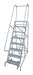 Rolling Ladder Steel 110In. H. Gray