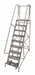 Rolling Ladder Steel 120In. H. Gray
