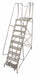 Rolling Ladder Steel 120In. H. Gray