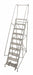 Rolling Ladder Steel 130In. H. Gray