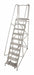 Rolling Ladder Steel 130In. H. Gray