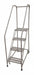 Rolling Ladder Steel 70In. H. Gray