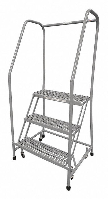 Rolling Ladder Steel 60In. H. Gray