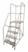 Rolling Ladder Steel 80In. H. Gray