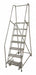 Rolling Ladder Steel 100In. H. Gray