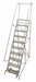 Rolling Ladder Steel 130In. H. Gray