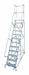 Rolling Ladder Steel 162In. H. Gray