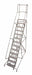 Rolling Ladder Steel 172In. H. Gray
