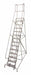 Rolling Ladder Steel 182In. H. Gray