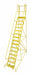 Rolling Ladder Steel 192In. H. Yellow