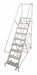 Rolling Ladder Steel 192In. H. Gray