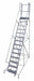 Rolling Ladder Steel 232In. H. Gray