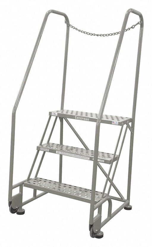 Tilt and Roll Ldr Steel 60In. H. Gray