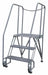 Tilt and Roll Ldr Steel 60In. H. Gray