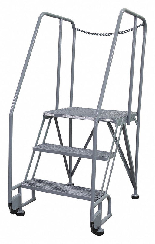 Tilt and Roll Ldr Steel 60In. H. Gray