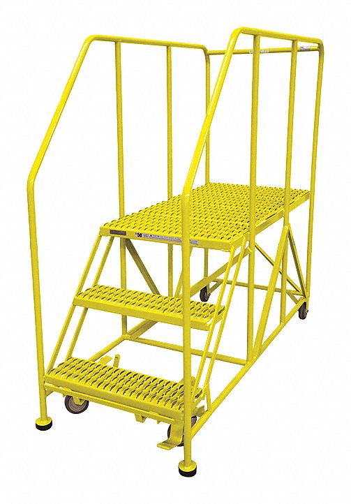 Work Platform 3 Step Steel 60In. H.
