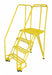 Tilt and Roll Ldr Steel 70In. H. Yellow