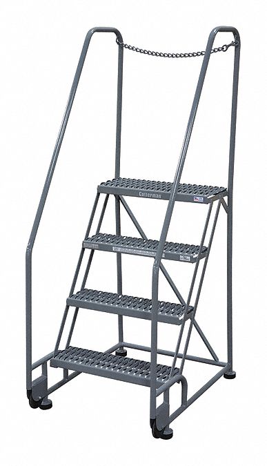 M8959 Tilt and Roll Ldr Steel 70In. H. Gray