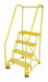 Tilt and Roll Ldr Steel 70In. H. Yellow