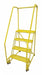 Tilt and Roll Ldr Steel 70In. H. Yellow