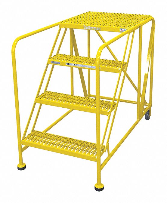 Work Platform 4 Step Steel 40In. H.