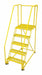 Tilt and Roll Ldr Steel 80In. H. Yellow