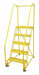 Tilt and Roll Ldr Steel 80In. H. Yellow
