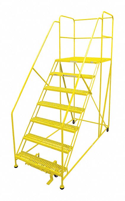 M8934 Work Platform 7 Step Steel 106In. H.