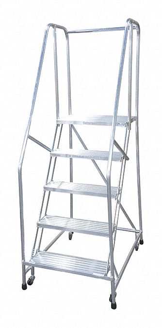 Rolling Ladder Aluminium 80 H. Natural