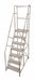 Rolling Ladder Steel 100In. H. Gray