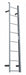 Fixed Ladder 7 ft H. Steel 8 Rungs