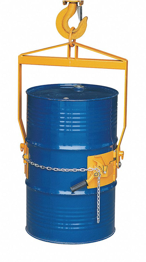 Vertical Drum Lifter/Dispenser Ylw Steel