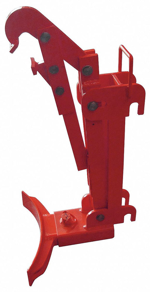 Single Jaw 16 in W Steel Red