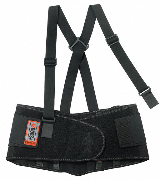 H4110 Back Support Black Spandex 2XL