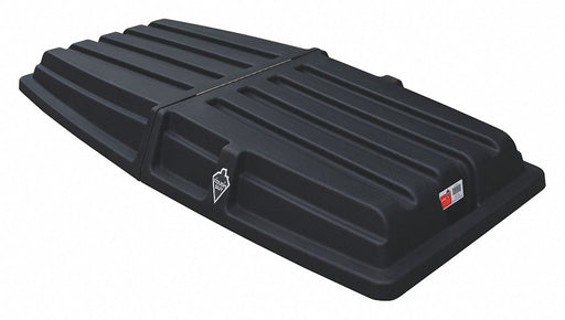 Tilt Truck Lid Black Hinged 72 in L