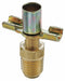 Drain Cock Ball Valve Brass 1/4-18 In