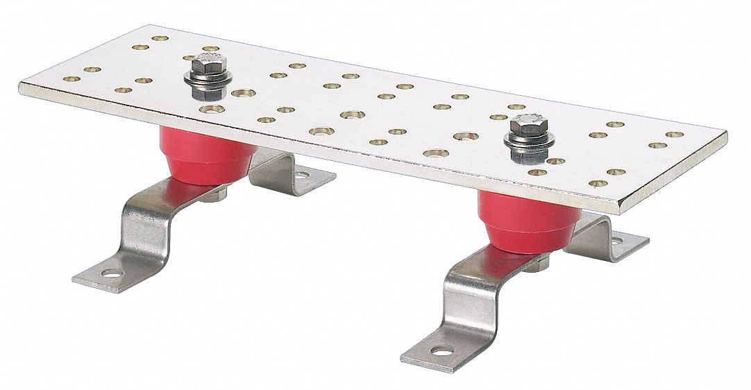 Busbar Copper Grounding Bar L 12in