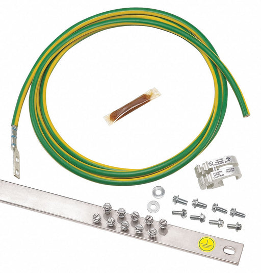 Strip System Copper Grounding Bar L 19in