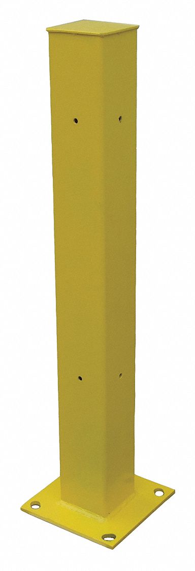 Tubular Mounting Post 10 In x 42 In Ylw