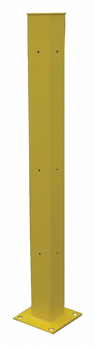M9554 Tubular Mounting Post 10 In x 60 In Ylw