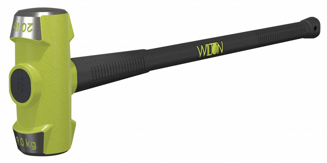 Sledge Hammer 20 lb 24 In Rubber/Steel