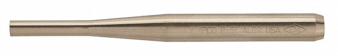 Round Pin Punch Non-Spark 1/8 x 5 in